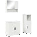 Set de mobilier pentru baie Pe perete 3 pcs Alb 61 x 35 x 64 cm - WALTI WALTI