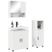 Set de mobilier pentru baie Pe perete 3 pcs Alb 61 x 35 x 64 cm - WALTI WALTI