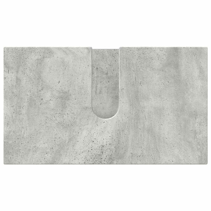 Set de mobilier pentru baie 3 pcs Gri beton 61 x 35 x 64 cm - WALTI WALTI