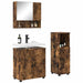 Set de mobilier pentru baie 3 buc. Stejar fumuriu - WALTI WALTI