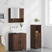 Set de mobilier pentru baie 3 pcs Stejar brun 61 x 35 x 64 cm - WALTI WALTI