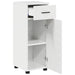 Set de mobilier pentru baie cu sertar cu ușă 3 pcs Alb lucios - WALTI WALTI