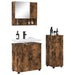 Set de mobilier pentru baie 3 buc. Stejar fumuriu - WALTI WALTI