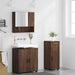 Set de mobilier pentru baie cu sertar 3 pcs Stejar închis - WALTI WALTI