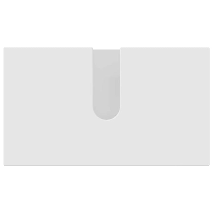 Set de mobilier pentru baie 4 pcs Alb Lemn compozit & Metal WALTI