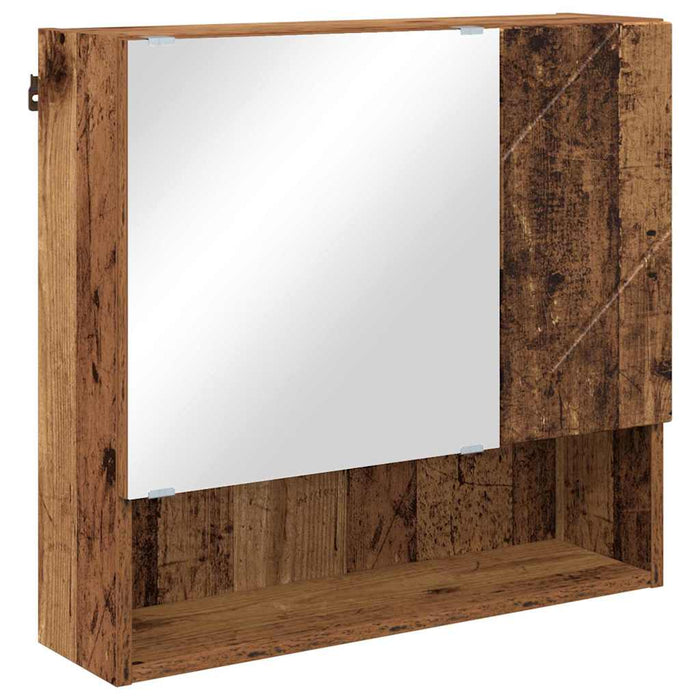 Set de mobilier pentru baie 4 buc. Lemn Vechi 61 x 35 x 64 cm WALTI