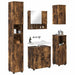 Set de mobilier pentru baie 5 buc. Stejar fumuriu - WALTI WALTI