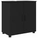 Set de mobilier pentru baie 4 buc. Negru 61 x 35 x 64 cm - WALTI WALTI