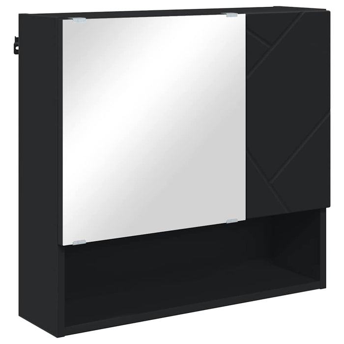 Set de mobilier pentru baie 4 buc. Negru 61 x 35 x 64 cm - WALTI WALTI