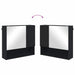 Set de mobilier pentru baie 4 buc. Negru 61 x 35 x 64 cm - WALTI WALTI