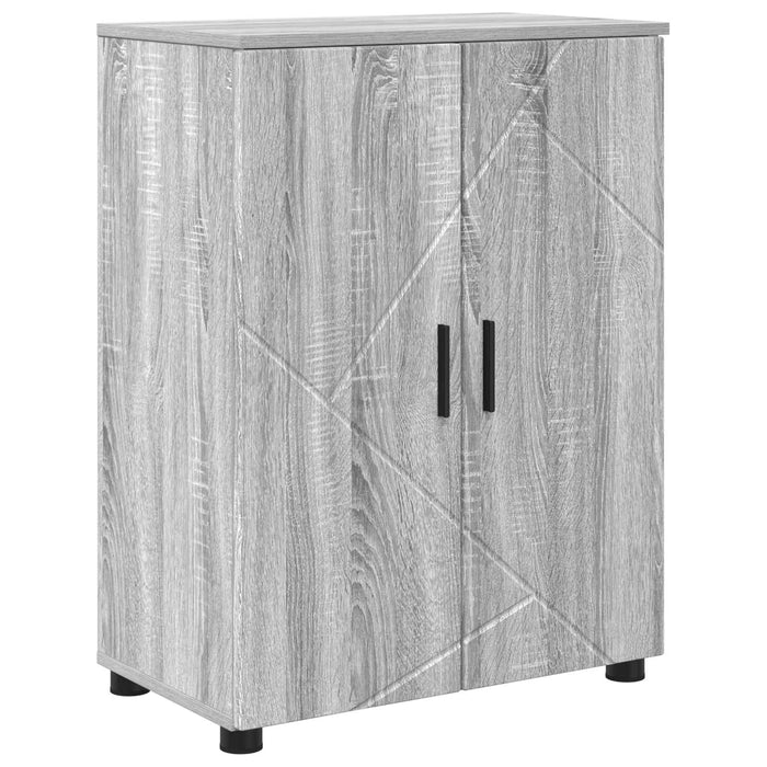 Set de mobilier pentru baie 4 buc. Gri Sonoma 61 x 35 x 64 cm WALTI