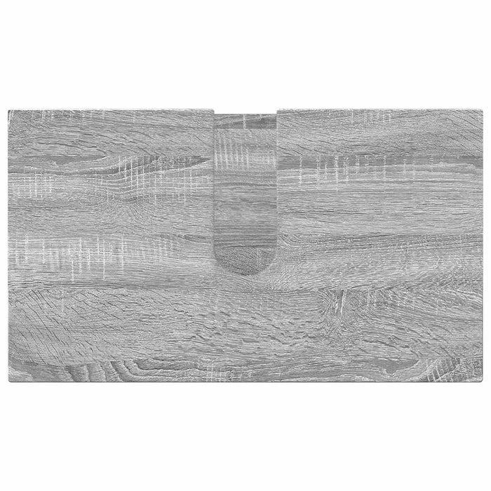 Set de mobilier pentru baie 4 buc. Gri Sonoma 61 x 35 x 64 cm WALTI