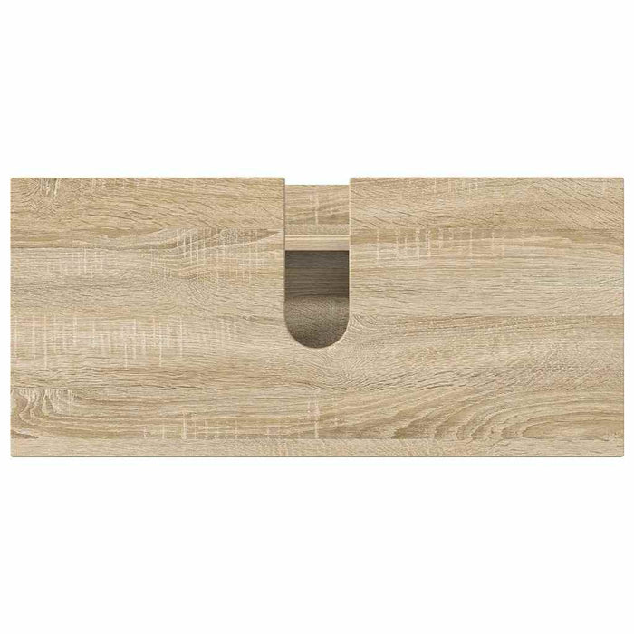 Set de mobilier pentru baie cu sertar 3 pcs Stejar Sonoma WALTI