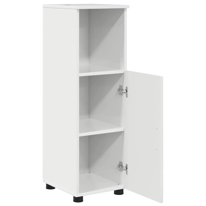 Set de mobilier pentru baie cu sertar cu raft 3 pcs Alb lucios WALTI