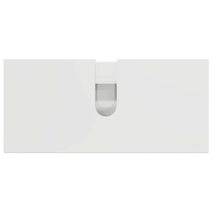 Set de mobilier pentru baie cu sertar cu raft 3 pcs Alb lucios WALTI