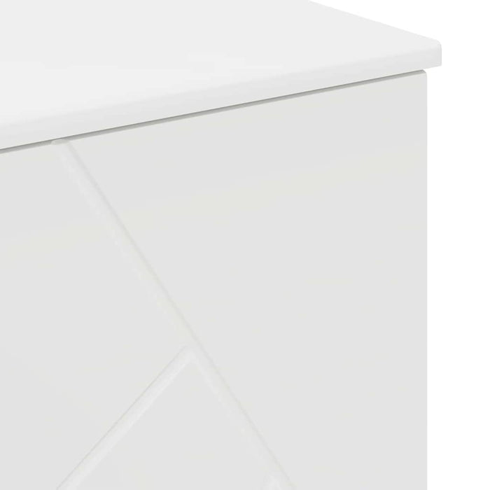 Set de mobilier pentru baie 3 pcs Alb Lemn aranjat și metal WALTI