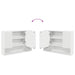 Set de mobilier pentru baie 4 pcs Alb Lemn aranjat și metal - WALTI WALTI