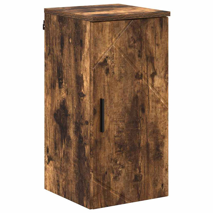 Set de mobilier pentru baie 5 buc. Stejar fumuriu - WALTI WALTI