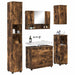 Set de mobilier pentru baie 5 buc. Stejar fumuriu - WALTI WALTI