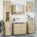 Set de mobilier pentru baie cu sertar 5 pcs Stejar Sonoma - WALTI WALTI