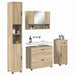 Set de mobilier pentru baie cu sertar 5 pcs Stejar Sonoma - WALTI WALTI