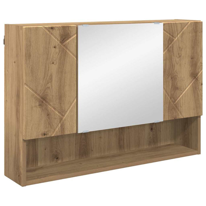 Set de mobilier pentru baie 5 buc. Stejar Artizanal WALTI