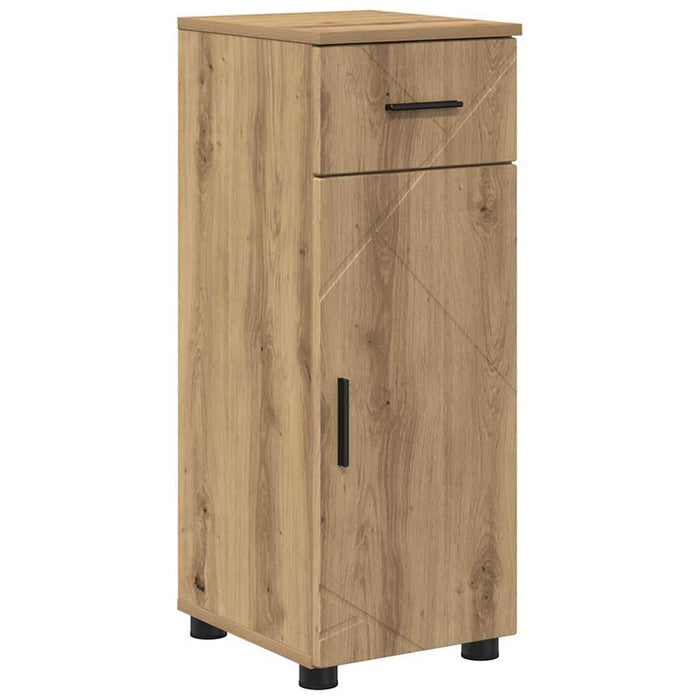 Set de mobilier pentru baie 5 buc. Stejar Artizanal WALTI