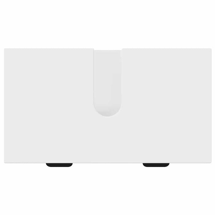 Set de mobilier pentru baie 2 pcs Alb Lemn aranjat și metal WALTI