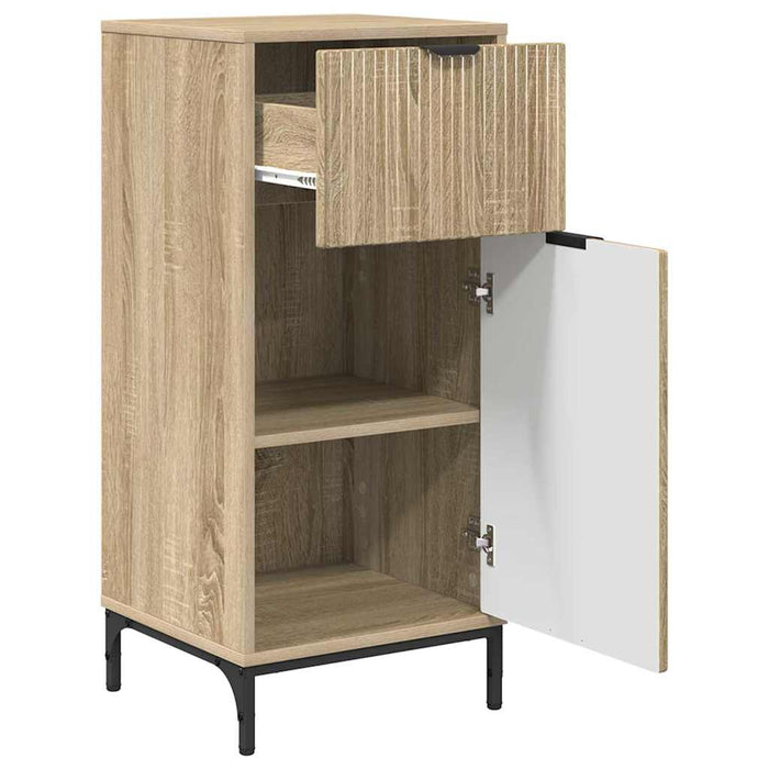 Set de mobilier pentru baie cu sertar 2 pcs Stejar Sonoma WALTI