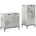 Set de mobilier pentru baie cu sertar 2 pcs Gri din beton - WALTI WALTI