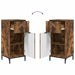 Set de mobilier pentru baie cu sertar 2 pcs Stejar fumuriu - WALTI WALTI