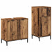 Set de mobilier pentru baie cu sertar cu raft 2 pcs Lemn Vechi - WALTI WALTI