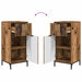 Set de mobilier pentru baie cu sertar cu raft 2 pcs Lemn Vechi - WALTI WALTI