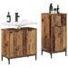 Set de mobilier pentru baie cu sertar cu raft 2 pcs Lemn Vechi - WALTI WALTI