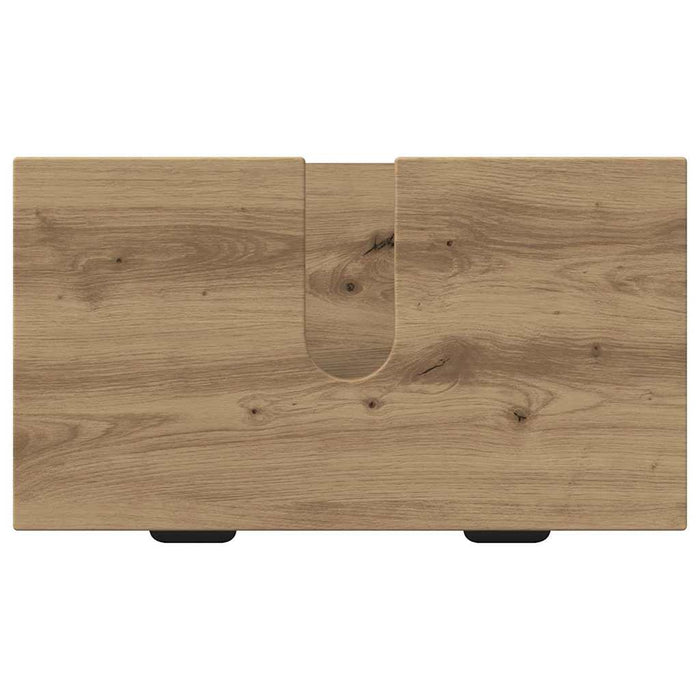 Set de mobilier pentru baie cu sertar 2 pcs Stejar Artizanal WALTI