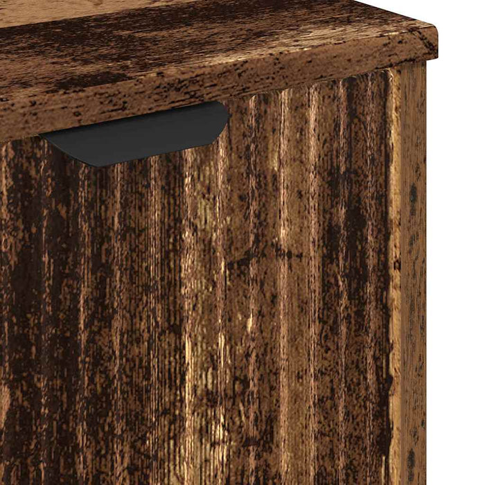 Set de mobilier pentru baie 3 buc. Lemn Vechi WALTI