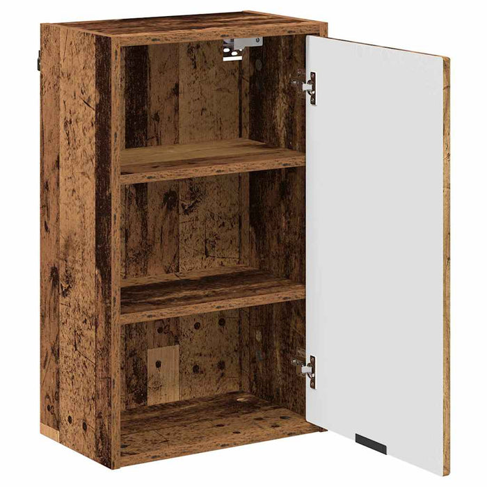 Set de mobilier pentru baie 3 buc. Lemn Vechi WALTI