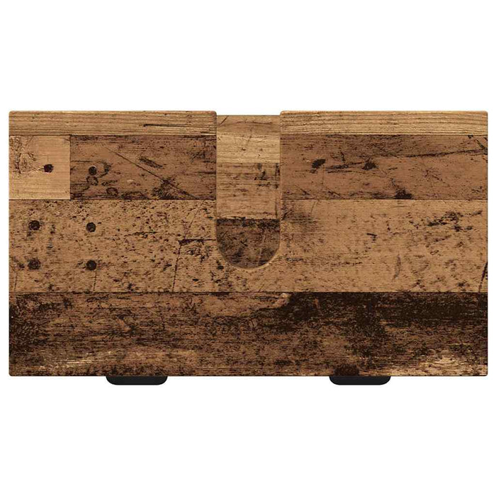 Set de mobilier pentru baie 3 buc. Lemn Vechi WALTI