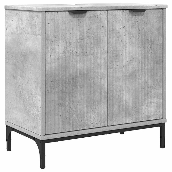 Set de mobilier pentru baie cu sertar Pe perete Gri din beton - WALTI WALTI