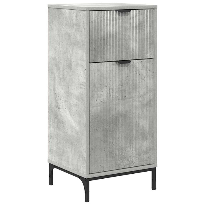 Set de mobilier pentru baie cu sertar Pe perete Gri din beton - WALTI WALTI
