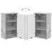 Set de mobilier pentru baie cu sertar Pe perete Gri din beton - WALTI WALTI