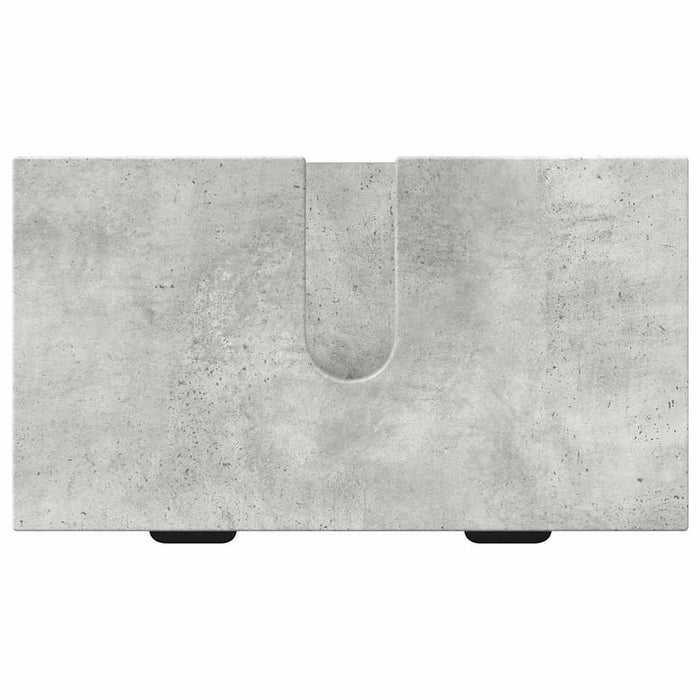 Set de mobilier pentru baie cu sertar Pe perete Gri din beton - WALTI WALTI
