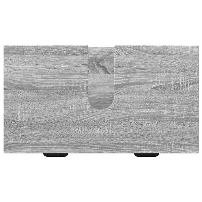 Set de mobilier pentru baie Gri Sonoma Lemn de inginerie, Metal - WALTI WALTI