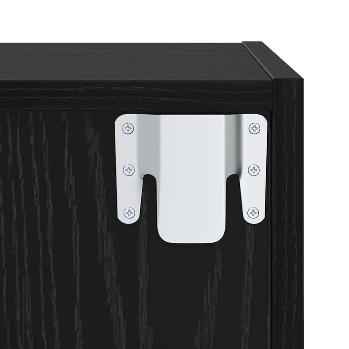 Set comodă TV 4 pcs Stejar negru 37 x 37 x 142.5 cm - WALTI WALTI