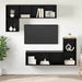 Set comodă TV 4 pcs Stejar negru 37 x 37 x 142.5 cm - WALTI WALTI