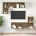 Set comodă TV 4 pcs stejar artizanal 37 x 37 x 142.5 cm - WALTI WALTI