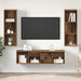 Set dulap TV 3 pcs Lemn vechi 37 x 37 x 142.5 cm Lemn compozit - WALTI WALTI