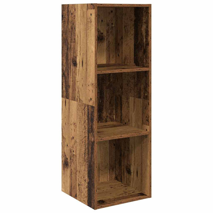 Set dulap TV 3 pcs Lemn vechi 37 x 37 x 142.5 cm Lemn compozit - WALTI WALTI
