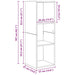 Set dulap TV cu raft 3 pcs stejar artizanal 37 x 37 x 142.5 cm - WALTI WALTI