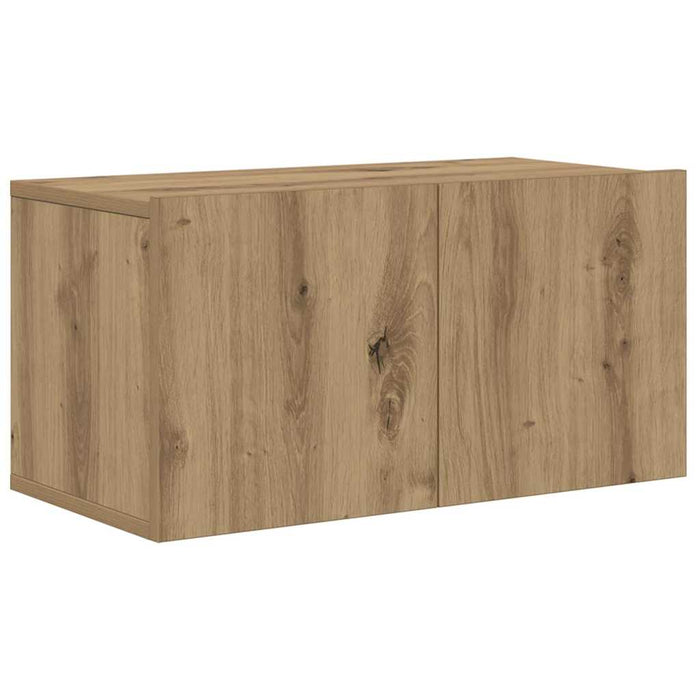 Set comodă TV 7 pcs Stejar Artizanal Lemn compozit WALTI